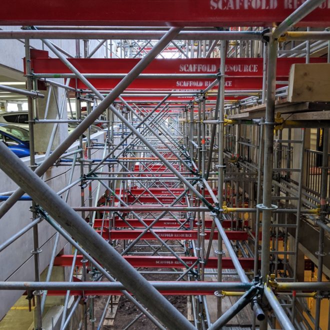 scaffold commercial renovation